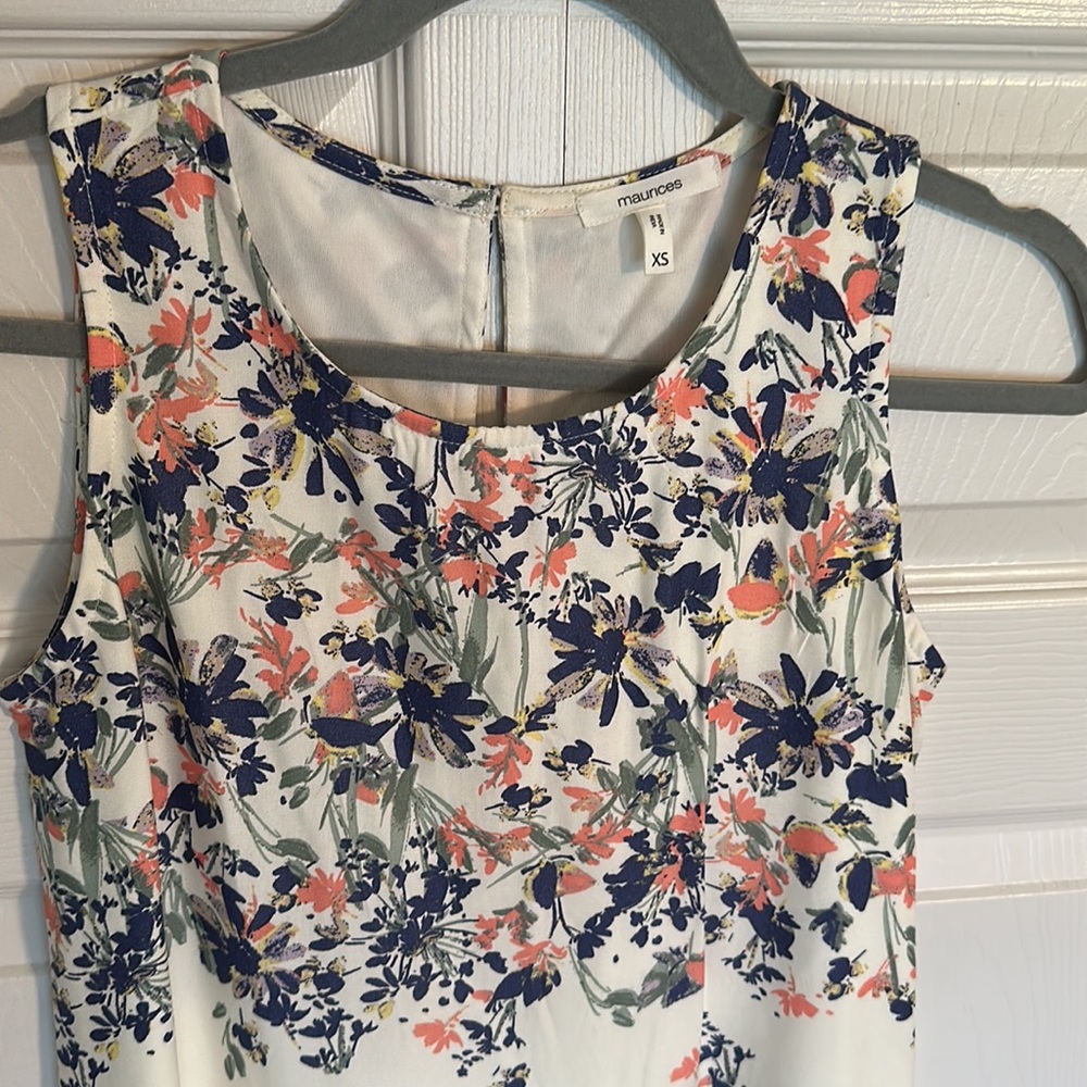 Maurices Floral Sleeveless Dress - Picture 2 of 5